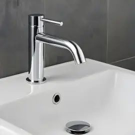 Змішувач для раковини Flow Devit 550534C Chrome — вид спереду