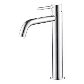 Змішувач для раковини високий Flow Devit 550536C Chrome — вид на білому тлі