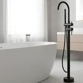 Змішувач для ванни Flow Devit 550538B — вид спереду