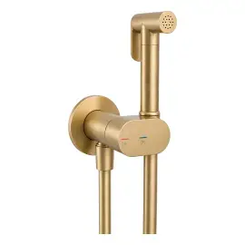 Гігієнічний душ Flow Devit 550539BG Brushed Gold — вид на білому тлі