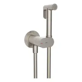 Гігієнічний душ Flow Devit 550539N Brushed Nickel — вид на білому тлі