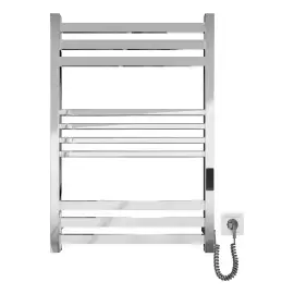 Сушка для рушників електрична Ancoro Devit DAN077053000C Polished Steel 53 х 77 см — бічний ракурс