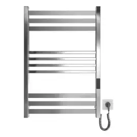 Сушка для рушників електрична Ancoro Devit DAN077053000S Satin Steel 53 х 77 см — бічний ракурс