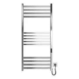 Сушка для рушників електрична Ancoro Devit DAN117053000S Satin Steel 53 х 117 см — бічний ракурс