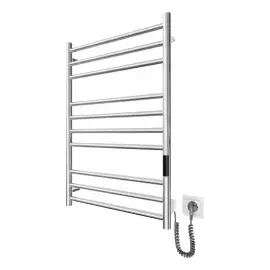 Сушка для рушників електрична Primo Devit DPR077053000C Polished Steel 53 х 77 см — вид на білому тлі