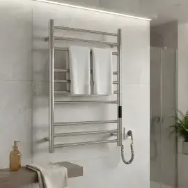 Сушка для рушників електрична Primo Devit DPR077053000C Polished Steel 53 х 77 см — вид спереду