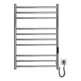 Сушка для рушників електрична Primo Devit DPR077053000S Satin Steel 53 х 77 см — бічний ракурс