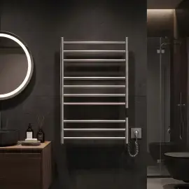 Сушка для рушників електрична Primo Devit DPR077053000S Satin Steel 53 х 77 см — вид спереду