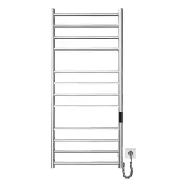 Сушка для рушників електрична Primo Devit DPR117053000C Polished Steel 53 х 117 см — бічний ракурс