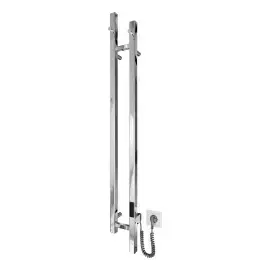 Сушка для рушників електрична Stretto Devit DST117014000C Polished Steel — вид на білому тлі