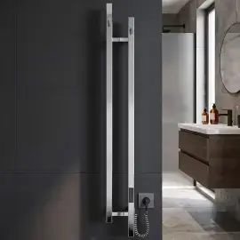 Сушка для рушників електрична Stretto Devit DST117014000C Polished Steel — вид спереду
