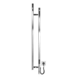 Сушка для рушників електрична Stretto Devit DST117014000S Satin Steel — бічний ракурс