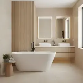 Ванна Style Devit 17070130W 166 х 72.5 — боковой ракурс