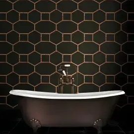 Ванна Admiral Copper Effect Devon&Devon ADMIRAL COPPER — бічний ракурс