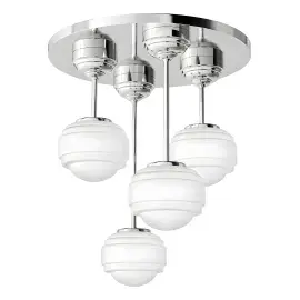 Люстра Allure Devon&Devon ALLURE107CR Chrome — вид на білому тлі