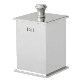 Контейнер з кришкою Cube Devon&Devon CUBE302CR Chrome — вид на білому тлі