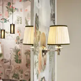 Настінний світильник Daisy Velvet 3 Devon&Devon DEDAISY3VL Light Gold — бічний ракурс