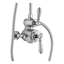 Душова система зі змішувачем Signature Devon&Devon KITMARK3174CR Chrome — вид згори