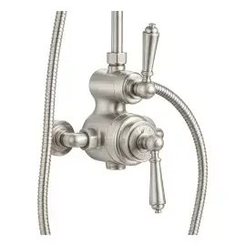 Душова система зі змішувачем Signature Devon&Devon KITMARK3174NKSA Satin Nickel — вид згори