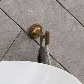 Гачок Starck T Duravit 0099290400 Brushed Bronze — вид спереду