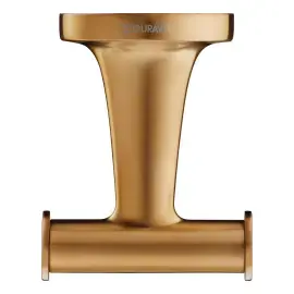 Гачок подвійний Starck T Duravit 0099300400 Brushed Bronze — вид спереду