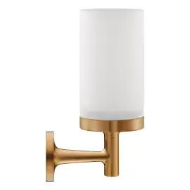 Склянка для зубних щіток Starck T Duravit 0099310400 Brushed Bronze — вид на білому тлі