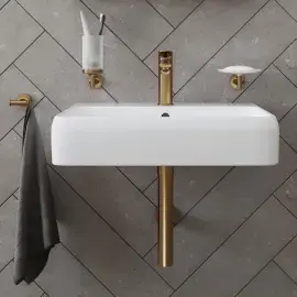 Склянка для зубних щіток Starck T Duravit 0099310400 Brushed Bronze — бічний ракурс