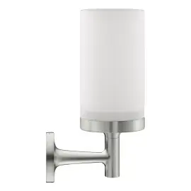 Склянка для зубних щіток Starck T Duravit 0099317000 Stainless Steel Brushed — вид на білому тлі