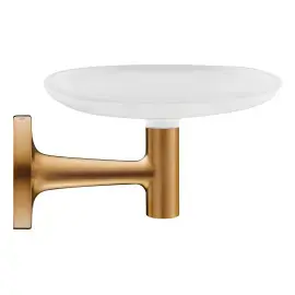 Мильниця підвісна Starck T Duravit 0099330400 Brushed Bronze — вид на білому тлі