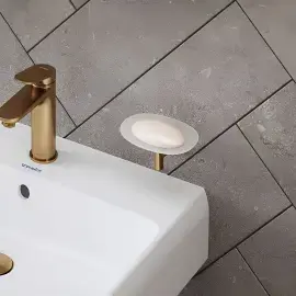Мильниця підвісна Starck T Duravit 0099330400 Brushed Bronze — вид спереду
