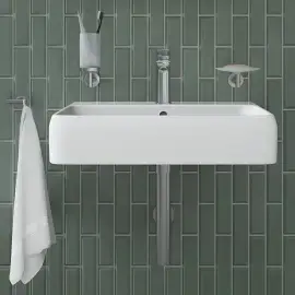 Мильниця підвісна Starck T Duravit 0099337000 Stainless Steel Brushed — бічний ракурс