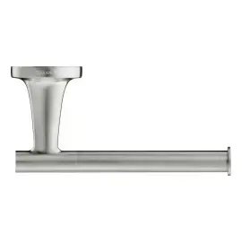 Тримач туалетного паперу Starck T Duravit 0099377000 Stainless Steel Brushed — вид на білому тлі
