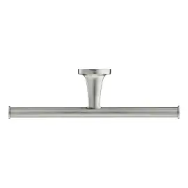 Тримач туалетного паперу подвійний Starck T Duravit 0099387000 Stainless Steel Brushed — вид на білому тлі