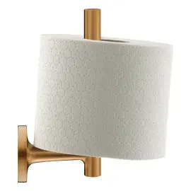 Тримач туалетного паперу Starck T Duravit 0099390400 Brushed Bronze — вид спереду