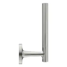 Тримач туалетного паперу Starck T Duravit 0099397000 Stainless Steel Brushed — вид на білому тлі