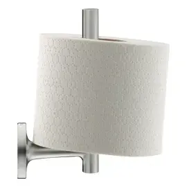 Тримач туалетного паперу Starck T Duravit 0099397000 Stainless Steel Brushed — вид спереду