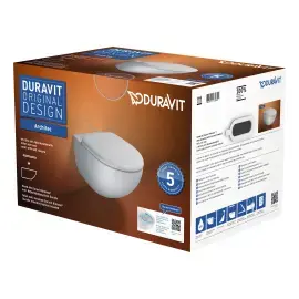 Унітаз півісний Architec Duravit 45720900A1 — вид згори