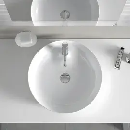 Умивальник Cape Cod Duravit 2328480000 Alpine White — у встановленому вигляді