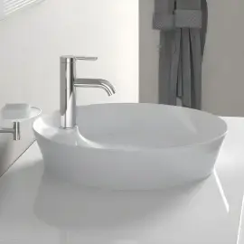 Умивальник Cape Cod Duravit 2328480000 Alpine White — технічне креслення з розмірами