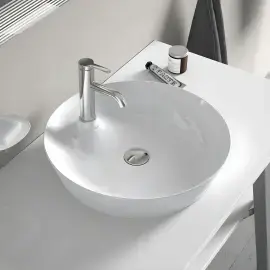 Умивальник Cape Cod Duravit 2328480000 Alpine White — в інтерʼєрі ванної кімнати
