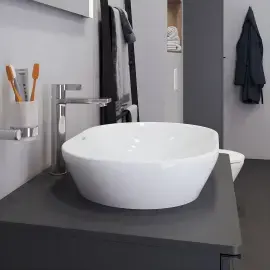 Умивальник D-Neo Duravit 2372600070 — в інтерʼєрі ванної кімнати