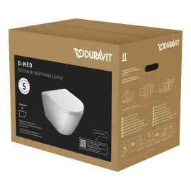 Унитаз подвесной D-Neo Duravit 45770900A1 — вид сзади