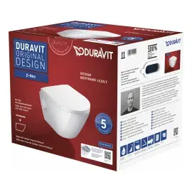 Унітаз півісний D-Neo Duravit 45870900A1 — ракурс 3/4