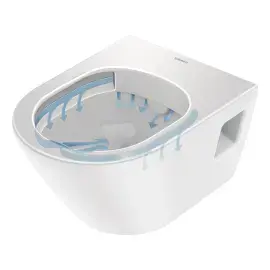Унітаз півісний D-Neo Duravit 45870900A1 — вид всередину