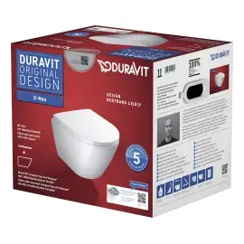 Унитаз подвесной D-Neo Duravit 45880900A1 — вид сзади