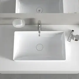Умивальник DuraSquare Duravit 2355600000 — вид ззаду