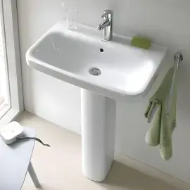 Умывальник DuraStyle Med Duravit 2324600000 — боковой ракурс