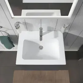 Умивальник ME by Starck Duravit 2336630000 — вид ззаду