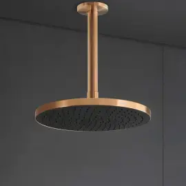 Душова система з термостатом (прихований монтаж) Duravit KIT1TH4200014004 Brushed Bronze — вид ззаду