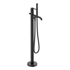 Змішувач для ванни Balcoon Duravit BA5250000046 Matte Black — вид на білому тлі